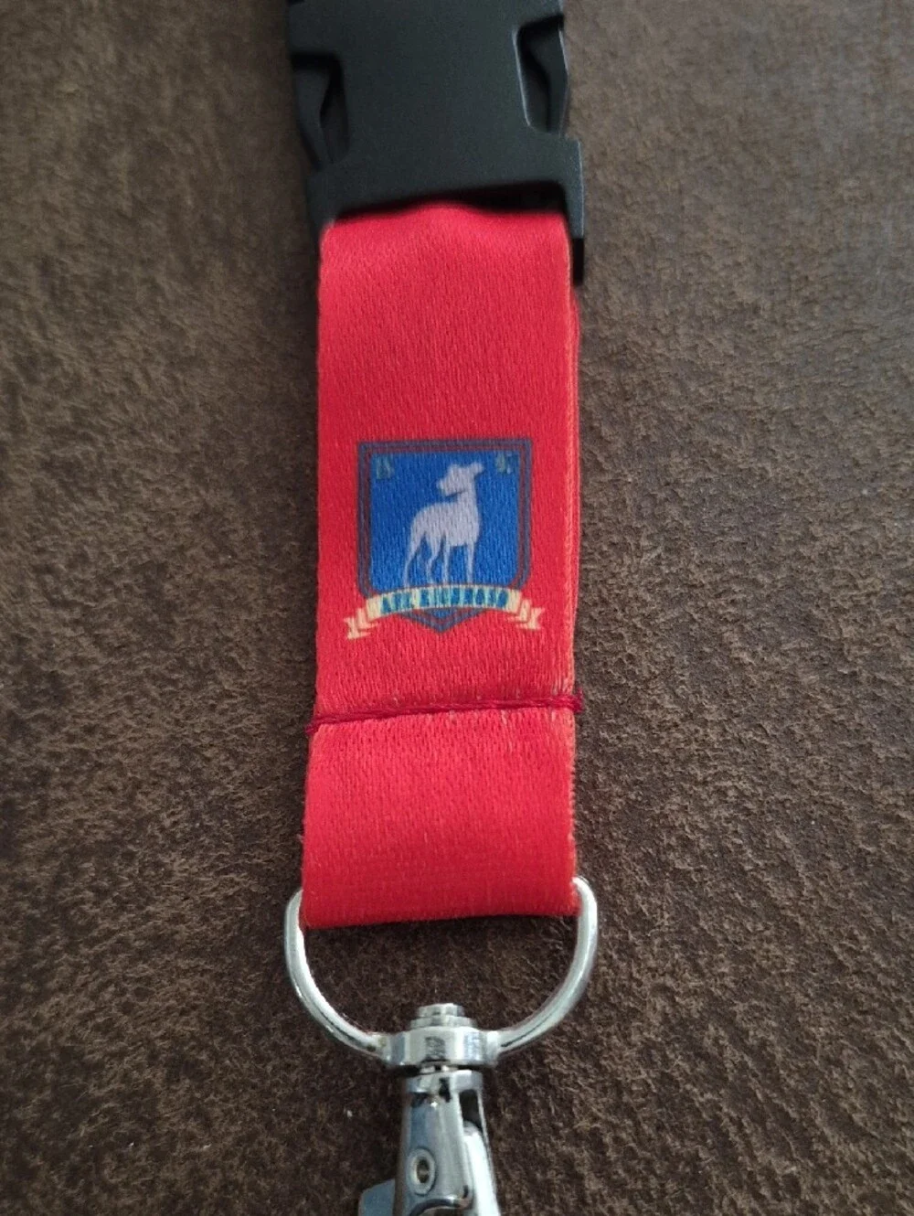 Red & Blue 'I Believe' Lanyard with Badge Holder - Ted Lasso Design